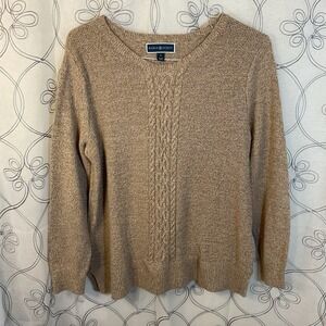 Women's Karen‎ Scott long sleeve brown sweater size large
